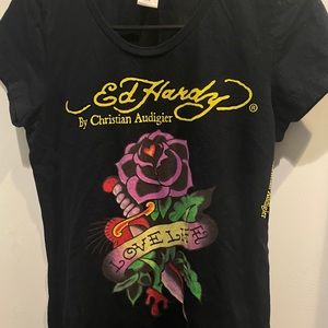 Black EdHardy tshirt